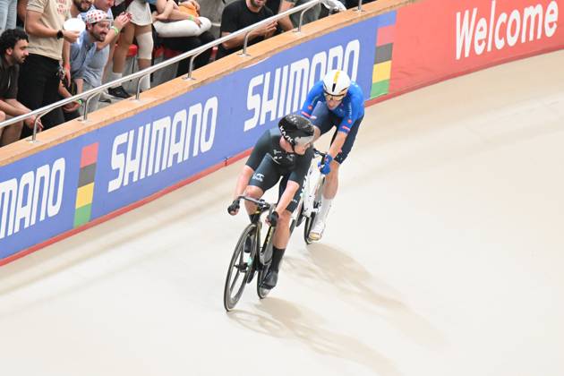 26-10-2025 World Championships Elite Track; Giornata 05; 2025, Lotto; 2025, New Zealand; Viviani, Elia; Stewart, Campbell; Santiago Del Cile - Velodromo Penalolen;
