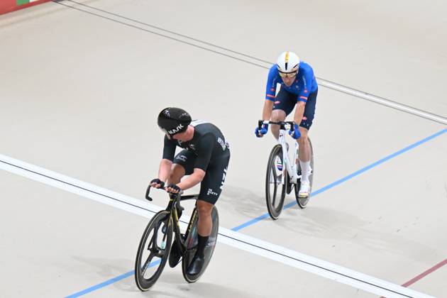 26-10-2025 World Championships Elite Track; Giornata 05; 2025, Lotto; 2025, New Zealand; Viviani, Elia; Stewart, Campbell; Santiago Del Cile - Velodromo Penalolen;