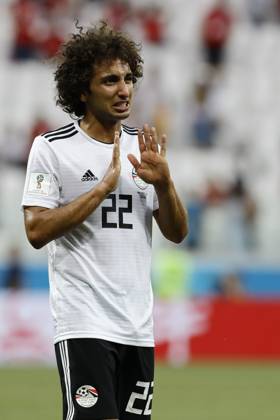 Saudi Arabia v Egypt : Group A - 2018 FIFA World Cup, WM, Weltmeisterschaft, Fussball Russia VOLGOGRAD, RUSSIA - JUNE 25 : Amr Warda of Egypt is seen during the 2018 FIFA World Cup Russia Group A match between Saudi Arabia and Egypt at the Volgograd Arena in Volgograd, Russia on June 25, 2018. Volgograd Rusya. Editorial use only. Please get in touch for any other usage.  Copyright: x2025xAnadoluxGökhanxBalcÄ±x