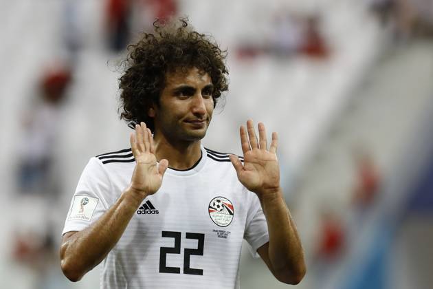Saudi Arabia v Egypt : Group A - 2018 FIFA World Cup, WM, Weltmeisterschaft, Fussball Russia VOLGOGRAD, RUSSIA - JUNE 25 : Amr Warda of Egypt is seen during the 2018 FIFA World Cup Russia Group A match between Saudi Arabia and Egypt at the Volgograd Arena in Volgograd, Russia on June 25, 2018. Volgograd Rusya. Editorial use only. Please get in touch for any other usage.  Copyright: x2025xAnadoluxGökhanxBalcÄ±x