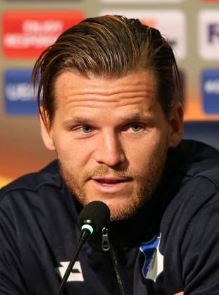 Hoffenheim s press conference, PK, Pressekonferenz ahead of the UEFA Europa League match ISTANBUL, TURKEY - NOVEMBER 01: Eugen Polanski of Hoffenheim attends a joint press conference ahead of UEFA Europa League Group C soccer match between Hoffenheim and Medipol Basaksehir at Fatih Terim Stadium in Istanbul, Turkey on November 01, 2017. Istanbul Turkey. Editorial use only. Please get in touch for any other usage. Copyright: x2025xAnadoluxÅžebnemxCoÅükunx