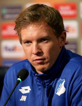 Hoffenheim s press conference, PK, Pressekonferenz ahead of the UEFA Europa League match ISTANBUL, TURKEY - NOVEMBER 01: Head coach of Hoffenheim Julian Nagelsmann attends a joint press conference ahead of UEFA Europa League Group C soccer match between Hoffenheim and Medipol Basaksehir at Fatih Terim Stadium in Istanbul, Turkey on November 01, 2017. Istanbul Turkey. Editorial use only. Please get in touch for any other usage. Copyright: x2025xAnadoluxÅžebnemxCoÅükunx