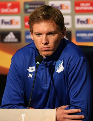 Hoffenheim s press conference, PK, Pressekonferenz ahead of the UEFA Europa League match ISTANBUL, TURKEY - NOVEMBER 01: Head coach of Hoffenheim Julian Nagelsmann attends a joint press conference ahead of UEFA Europa League Group C soccer match between Hoffenheim and Medipol Basaksehir at Fatih Terim Stadium in Istanbul, Turkey on November 01, 2017. Istanbul Turkey. Editorial use only. Please get in touch for any other usage. Copyright: x2025xAnadoluxÅžebnemxCoÅükunx