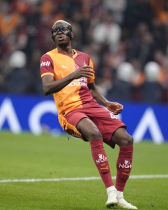 Galatasaray v Trabzonspor Turkish Super League Victor James Osimhen of Galatasaray SK is seen in action during the Turkish Super League match between Galatasaray and Trabzonspor at the Rems Park Stadium on November 1, 2025 in Istanbul, Turkey. (Photo by Gokhan Taner Middle East Images) Istanbul Istanbul Türkiye Copyright: xGokhanxTanerx
