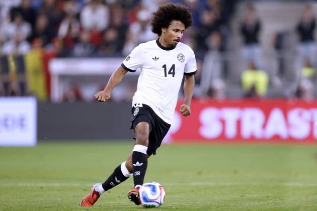 ADEYEMI Karim Team Deutschland WM Qualifikation Spiel Deutschland - Luxemburg 4 : 0 am 10.10. 2025 in Sinsheim DFL REGULATIONS PROHIBIT ANY USE OF PHOTOGRAPHS as IMAGE SEQUENCES and or QUASI-VIDEO Copyright: xLacixPerenyix