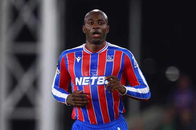 London, England, 6th November 2025. Jean-Philippe Mateta of Crystal Palace during the Crystal Palace vs AZ Alkmaar UEFA Conference League match at Selhurst Park, London. Picture credit should read: Paul Terry Sportimage EDITORIAL USE ONLY. No use with unauthorised audio, video, data, fixture lists, club league logos or live services. Online in-match use limited to 120 images, no video emulation. No use in betting, games or single club league player publications. SPI_084_PT_Crystal_Palace_AZ_Alkmaar SPI-4270-0084