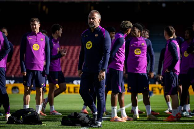 November 7, 2025, Barcelona, Spain: Head Coach Hansi Flick FC Barcelona, Barca seen during the FC Barcelona™s first training at Spotify Camp Nou following its renovation. Barcelona Spain - ZUMAs197 20251107_aaa_s197_093 Copyright: xFelipexMondinox