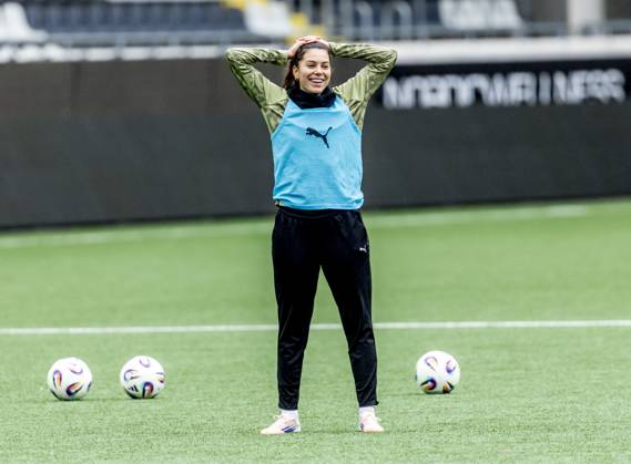 GOTHENBURG 2025 Helena Sampaio during BK Häcken s training session ahead of tomorrow s match against Italian FC Inter in the UEFA Women s Europa Cup at Hisingen Arena GÖTEBORG SWEDEN x9200x