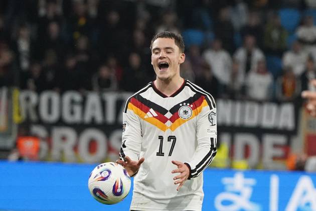 DFB Maenner Nationalmannschaft, Men national team, Nationalteam , WM 2026 Qualifikation, World Cup 2026 Qualifiers, luxembourg vs Deutschland, stade de Luxembourg Florian Wirtz Deutschland Aktion, Einzelbild,