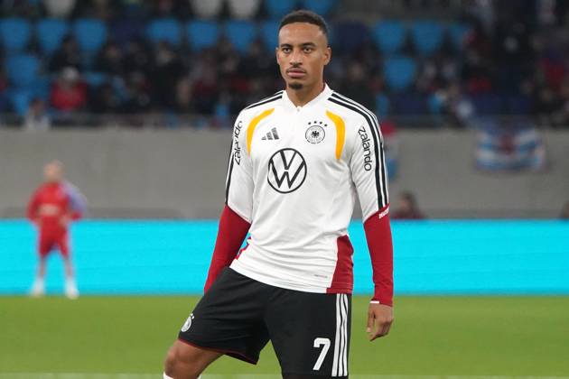 DFB Maenner Nationalmannschaft, Men national team, Nationalteam , WM 2026 Qualifikation, World Cup 2026 Qualifiers, luxembourg vs Deutschland, stade de Luxembourg jamie Leweling Deutschland Aktion, Einzelbild,