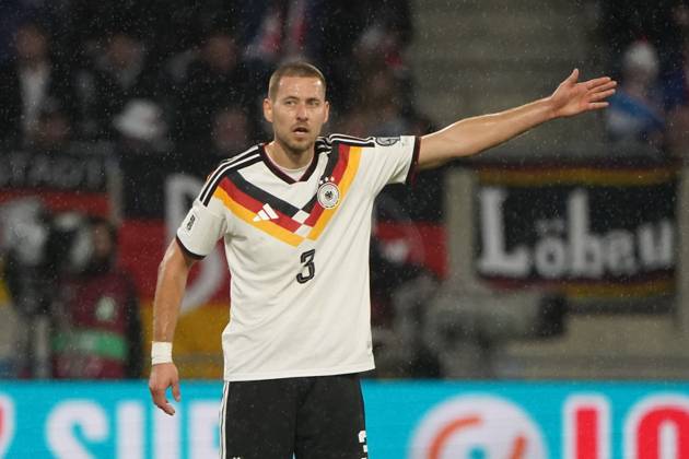 DFB Maenner Nationalmannschaft, Men national team, Nationalteam , WM 2026 Qualifikation, World Cup 2026 Qualifiers, luxembourg vs Deutschland, stade de Luxembourg Waldemar Anton Deutschland Aktion, Einzelbild,