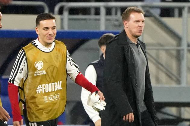 DFB Maenner Nationalmannschaft, Men national team, Nationalteam , WM 2026 Qualifikation, World Cup 2026 Qualifiers, luxembourg vs Deutschland, stade de Luxembourg Said El Mala, Julian Nagelsmann Trainer, Coach Deutschland Aktion, Einzelbild,