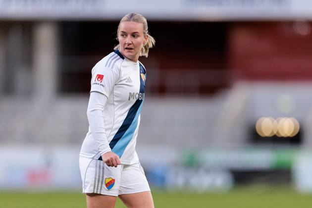 251116 Djurgardens Alexandra Jonasson under fotbollsmatchen i Damallsvenskan mellan Växjö DFF och Djurgarden den 16 november 2025 i Växjö. Copyright: JONASxLJUNGDAHL BB251116JO028