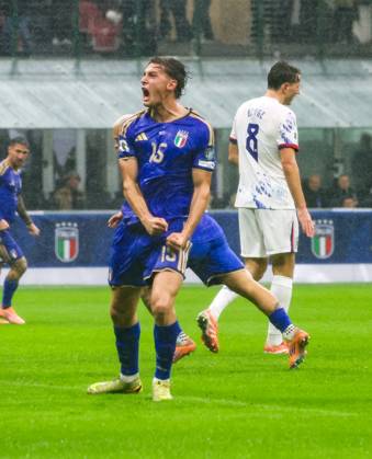 2026 FIFA World Cup, WM, Weltmeisterschaft, Fussball Qualifiers: Italy vs. Norway World Cup Qualifiers, Group I, Italy vs. Norway. In the photo: Goal by Pio Esposito (). in Milan Nov 16th 2025, Credit:Fabio Sasso Avalon Italy, Lombardia, Milan Copyright: xFabioxSassox xAvalonx 1052955138