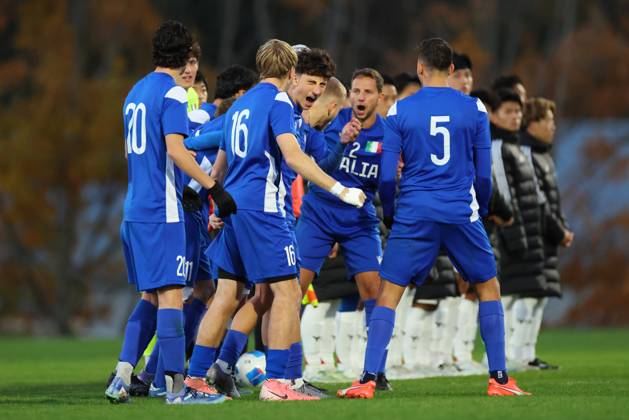 Italy team group, Mannschaftsbild, Totale (ITA), NOVEMBER 18, 2025 - Football Soccer : Men s Group A match between Japan 0-0 Italy during TOKYO 2025 DEAFLYMPICS at J-Village Stadium in Fukushima, Japan. Noxthirdxpartyxsales aflo_310798657