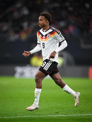 Fussball International Qualifikation WM 2026 in Leipzig Gruppe A 6. Spieltag Deutschland - Slowakei 17.11.2025 Assan Ouedraogo (Deutschland)
