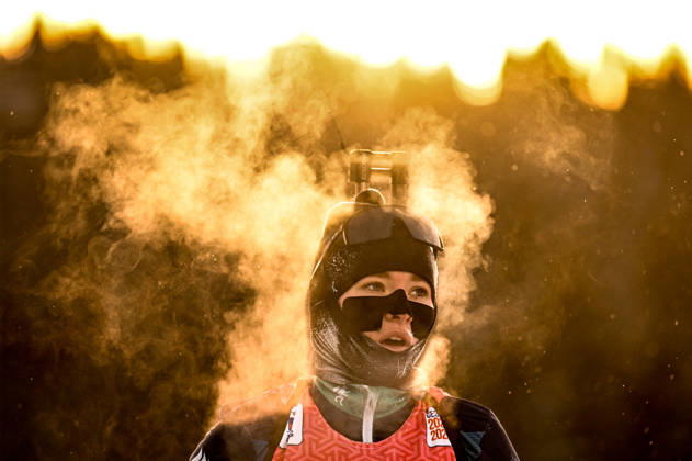 Russia Biathlon Cup Women Sprint 9057513 27.11.2025 Anastasiia Ilienkova competes in the women s 7,5 km sprint event of the 1st stage of the Biathlon Russian Cup in Khanty-Mansiysk, Russia. Alexey Filippov Sputnik Khanty-Mansiysk Russia  Copyright: xAlexeyxFilippovx