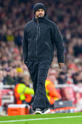 Arsenal v Bayern Munich Champions League 26 11 2025. Bayern Munich manager Vincent Kompany (m) during the Champions League match between Arsenal and Bayern Munich at the Emirates Stadium, London, England on 26 November 2025. London Emirates Stadium Greater London England Editorial use only , Copyright: xSimonxTraylenx PSI-23273-0041