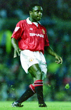 930818 Football, Premier League 1993-1994, Manchester United, ManU - Sheffield United: Manchester Uniteds Paul Parker. Photo: BILDBYRAN D165_01 D165_01 scanx football fotboll soccer Premier League Manchester United Sheffield United england season 1993-1994 1993-94 1993 94 1993 august 18 portrait bbeng dia Copyright: BILDBYRAN BB930818BB068