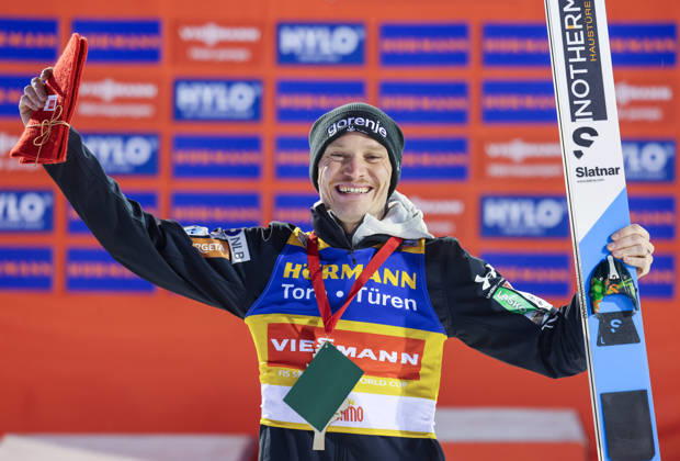 NORDIC SKIING - FIS WC Ruka, Nordic Opening KUUSAMO,FINLAND,29.NOV.25 - NORDIC SKIING, Ski jumping, Skispringen, Ski, nordisch - FIS World Cup, Nordic Opening, large hill, men. Image shows Anze Lanisek (SLO). GEPAxpictures xHaraldxSteiner