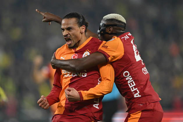 Fenerbahce v Galatasaray - Turkish Super Lig ISTANBUL, TURKIYE - DECEMBER 1: Leroy Sane of Galatasaray celebrates after a goal during Turkish Super Lig week 14 football match between Fenerbahce and Galatasaray at Chobani Stadium in Istanbul, Turkiye on December 1, 2025. Serhat Cagdas Anadolu Istanbul Turkey. Editorial use only. Please get in touch for any other usage.  Copyright: x2025xAnadoluxSerhatxCagdasx
