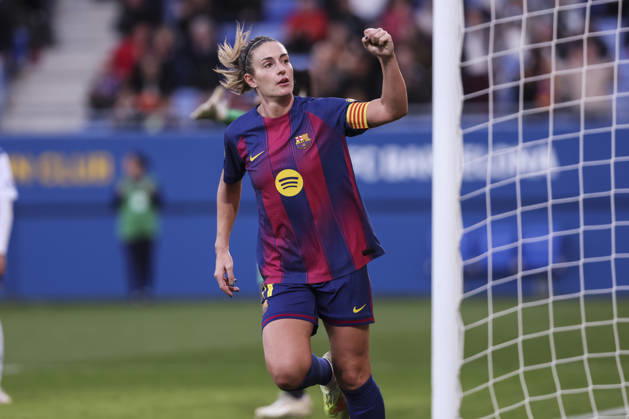 December 6, 2025, Sant Joan Despi, Barcelona, Spain: Alexia Putellas Segura of FC Barcelona, Barca celebrates a goal during the Spanish Women league, Liga F, football match played between FC Barcelona and Costa Adeje Tenerife at Johan Cruyff Stadium on December 06, 2025 in Sant Joan Despi, Barcelona. Sant Joan Despi Spain - ZUMAa181 20251206_zaa_a181_202 Copyright: xJavierxBorregox
