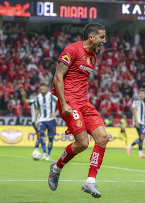 LIGA BBVA MX 2025 LIGA BBVA MX 2025 TOLUCA VS RAYADOS MONTERREY 06122025 TOLUCA, ESTADO DE MEXICO, MEXICO. Action photo of Andres Pereira of Diablos Rojos del Toluca, during semifinal game of the Torneo de Apertura 2025 of the BBVA Liga MX, held at the Estadio Nemesio Diez of Toluca, Estado de Mexico against Rayados Monterrey. Foto de accion de Andres Pereira de los Diablos Rojos del Toluca, durante juego semifinal del Torneo Apertura 2025 de la Liga BBVA MX, celebrado en el estadio Nemesio Diez de Toluca, Estado de Mexico en contra de Rayados Monterrey. IMAGENSHOP AGENCIA FOTOGRAFICA TOLUCA ESTADO DE MEXICO MEXICO Copyright: xIMAGENSHOPxAGENCIAxFOTOGRAFICAx