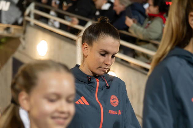 07.12.2025, xhfmx, Fussball Google Pixel Frauen-Bundesliga, Eintracht Frankfurt - FC Bayern München Ena Mahmutovic (FC Bayern München, 32) (DFL DFB REGULATIONS PROHIBIT ANY USE OF PHOTOGRAPHS as IMAGE SEQUENCES and or QUASI-VIDEO) Frankfurt am Main