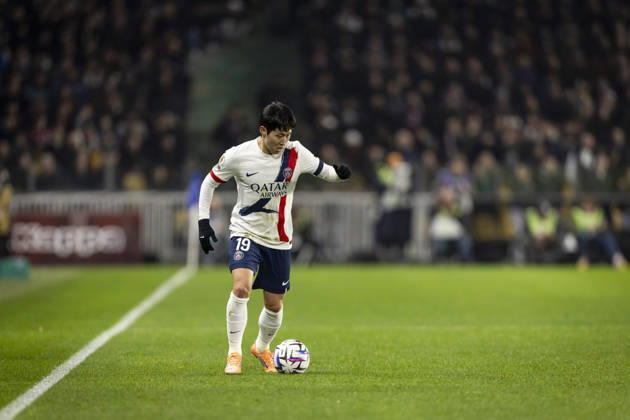 FOOTBALL: Ligue 1 FC Metz vs Paris Saint Germanin (PSG) - 13 12 2025 Stade Saint-Symphorien. Metz - France Kang-in Lee 19 (PSG) Copyright: xelyxandroxcegarrax