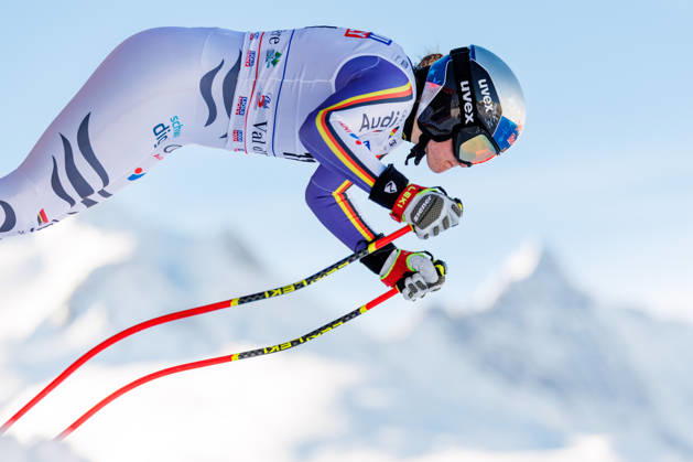 ALPINE SKIING - FIS WC Val D Isere VAL D ISERE,FRANCE,18.DEC.25 - ALPINE SKIING - FIS World Cup, downhill training, ladies. Image shows Emma Aicher (GER).  GEPAxpictures xMaticxKlansek