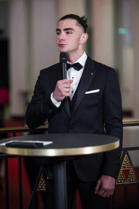 FFSA - LES TROPHEES DU AUTOMOBILE 2025 NAEL Thà ophile, Vainqueur du Grand Prix de Macao, Volant d Or, portrait during Les Trophà es du Sport Automobile 2025 at Salle Pleyel, on December 18, 2025 in Paris, France - ParisFrance Copyright: xJULIENxDELFOSSEx