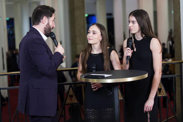 FFSA - LES TROPHEES DU AUTOMOBILE 2025 BILLARD Lisa, JACQUET Jade, portrait during Les Trophà es du Sport Automobile 2025 at Salle Pleyel, on December 18, 2025 in Paris, France - ParisFrance Copyright: xJULIENxDELFOSSEx
