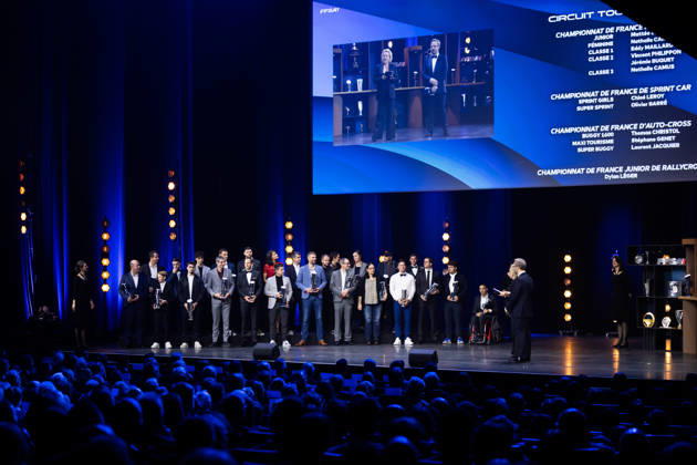 FFSA - LES TROPHEES DU AUTOMOBILE 2025 Champions de France 2025 during Les Trophà es du Sport Automobile 2025 at Salle Pleyel, on December 18, 2025 in Paris, France - ParisFrance Copyright: xJULIENxDELFOSSEx