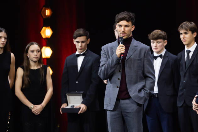 FFSA - LES TROPHEES DU AUTOMOBILE 2025 GASLY Pierre, F1 driver, portrait during Les Trophà es du Sport Automobile 2025 at Salle Pleyel, on December 18, 2025 in Paris, France - ParisFrance Copyright: xJULIENxDELFOSSEx