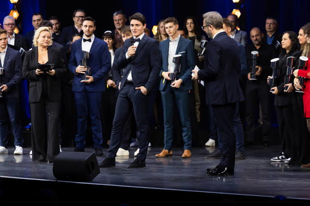 FFSA - LES TROPHEES DU AUTOMOBILE 2025 FOURMAUX Adrien, portrait during Les Trophà es du Sport Automobile 2025 at Salle Pleyel, on December 18, 2025 in Paris, France - ParisFrance Copyright: xJULIENxDELFOSSEx