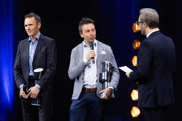 FFSA - LES TROPHEES DU AUTOMOBILE 2025 BOULLOUD Benjamin, RALLYE, A, portrait, BONATO Yoann, RALLYE, A, portrait during Les Trophà es du Sport Automobile 2025 at Salle Pleyel, on December 18, 2025 in Paris, France - ParisFrance Copyright: xJULIENxDELFOSSEx