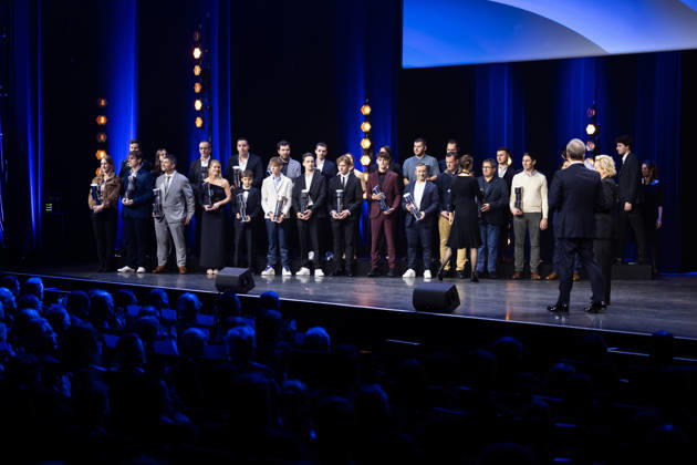 FFSA - LES TROPHEES DU AUTOMOBILE 2025 Vainqueurs des Coupes de France, Trophàs et Challenge, Karting, Montagne, Slalom et Circuits Tout Terrain during Les Trophà es du Sport Automobile 2025 at Salle Pleyel, on December 18, 2025 in Paris, France - ParisFrance Copyright: xJULIENxDELFOSSEx