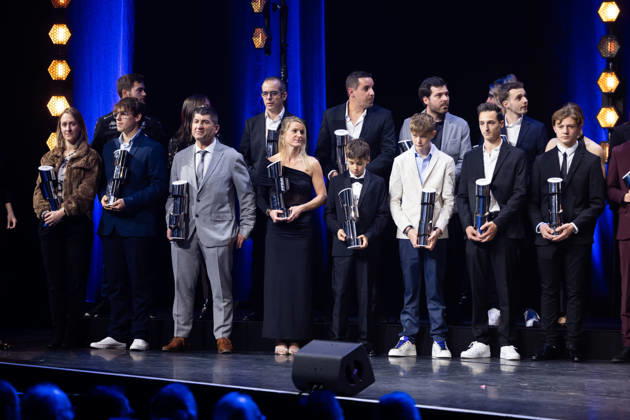 FFSA - LES TROPHEES DU AUTOMOBILE 2025 Vainqueurs des Coupes de France, Trophàs et Challenge, Karting, Montagne, Slalom et Circuits Tout Terrain during Les Trophà es du Sport Automobile 2025 at Salle Pleyel, on December 18, 2025 in Paris, France - ParisFrance Copyright: xJULIENxDELFOSSEx