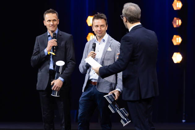 FFSA - LES TROPHEES DU AUTOMOBILE 2025 BOULLOUD Benjamin, RALLYE, A, portrait, BONATO Yoann, RALLYE, A, portrait during Les Trophà es du Sport Automobile 2025 at Salle Pleyel, on December 18, 2025 in Paris, France - ParisFrance Copyright: xJULIENxDELFOSSEx