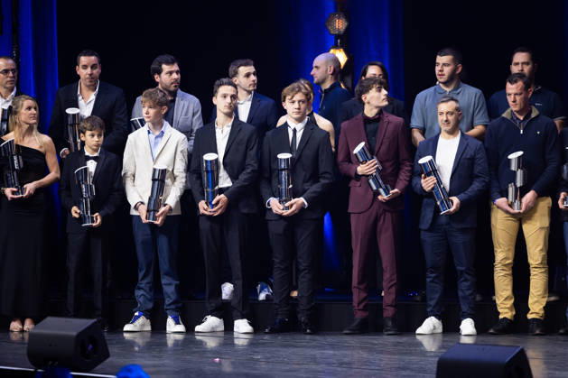 FFSA - LES TROPHEES DU AUTOMOBILE 2025 Vainqueurs des Coupes de France, Trophàs et Challenge, Karting, Montagne, Slalom et Circuits Tout Terrain during Les Trophà es du Sport Automobile 2025 at Salle Pleyel, on December 18, 2025 in Paris, France - ParisFrance Copyright: xJULIENxDELFOSSEx