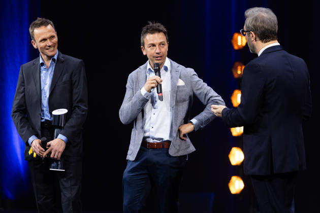 FFSA - LES TROPHEES DU AUTOMOBILE 2025 BOULLOUD Benjamin, RALLYE, A, portrait, BONATO Yoann, RALLYE, A, portrait during Les Trophà es du Sport Automobile 2025 at Salle Pleyel, on December 18, 2025 in Paris, France - ParisFrance Copyright: xJULIENxDELFOSSEx