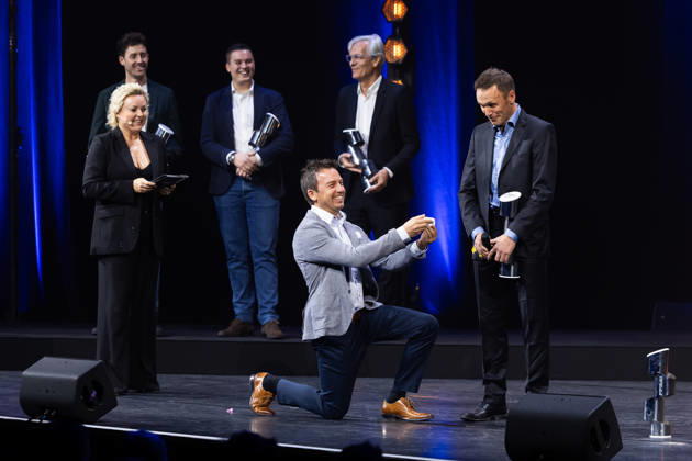 FFSA - LES TROPHEES DU AUTOMOBILE 2025 BOULLOUD Benjamin, RALLYE, A, portrait, BONATO Yoann, RALLYE, A, portrait during Les Trophà es du Sport Automobile 2025 at Salle Pleyel, on December 18, 2025 in Paris, France - ParisFrance Copyright: xJULIENxDELFOSSEx