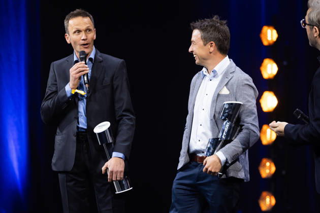 FFSA - LES TROPHEES DU AUTOMOBILE 2025 BOULLOUD Benjamin, RALLYE, A, portrait, BONATO Yoann, RALLYE, A, portrait during Les Trophà es du Sport Automobile 2025 at Salle Pleyel, on December 18, 2025 in Paris, France - ParisFrance Copyright: xJULIENxDELFOSSEx