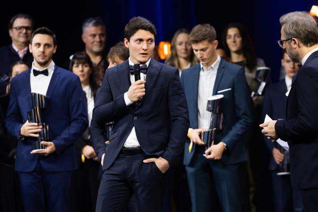 FFSA - LES TROPHEES DU AUTOMOBILE 2025 FOURMAUX Adrien, portrait during Les Trophà es du Sport Automobile 2025 at Salle Pleyel, on December 18, 2025 in Paris, France - ParisFrance Copyright: xJULIENxDELFOSSEx