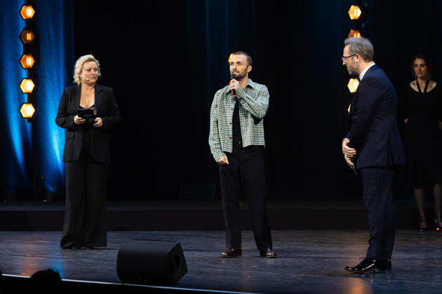 FFSA - LES TROPHEES DU AUTOMOBILE 2025 SQUEEZIE, Prix Special FFSA, GP Explorer, portrait during Les Trophà es du Sport Automobile 2025 at Salle Pleyel, on December 18, 2025 in Paris, France - ParisFrance Copyright: xJULIENxDELFOSSEx