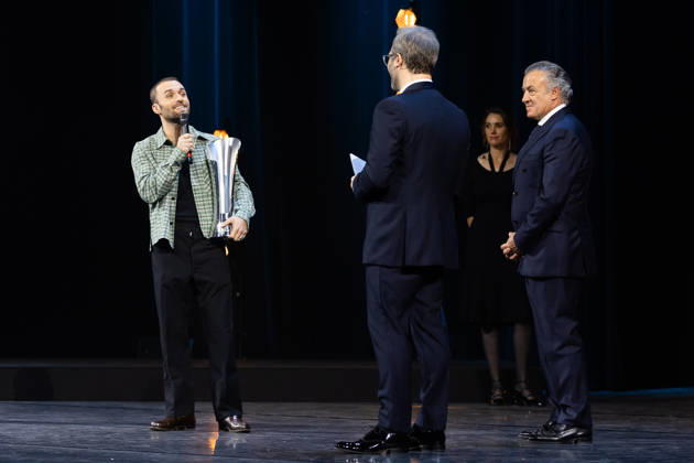 FFSA - LES TROPHEES DU AUTOMOBILE 2025 SQUEEZIE, Prix Special FFSA, GP Explorer, portrait during Les Trophà es du Sport Automobile 2025 at Salle Pleyel, on December 18, 2025 in Paris, France - ParisFrance Copyright: xJULIENxDELFOSSEx