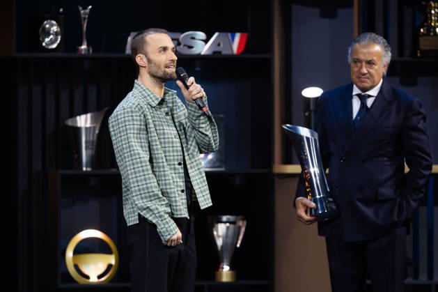 FFSA - LES TROPHEES DU AUTOMOBILE 2025 SQUEEZIE, Prix Special FFSA, GP Explorer, portrait during Les Trophà es du Sport Automobile 2025 at Salle Pleyel, on December 18, 2025 in Paris, France - ParisFrance Copyright: xGREGORYxLENORMANDx