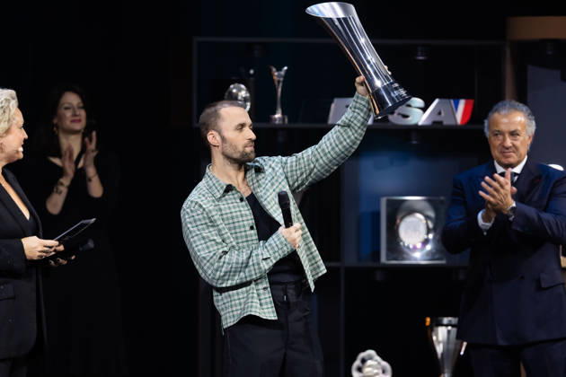 FFSA - LES TROPHEES DU AUTOMOBILE 2025 SQUEEZIE, Prix Special FFSA, GP Explorer, portrait during Les Trophà es du Sport Automobile 2025 at Salle Pleyel, on December 18, 2025 in Paris, France - ParisFrance Copyright: xGREGORYxLENORMANDx