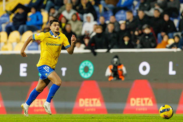 Andre Lacxmicant seen during Liga Portugal game between teams of GD Estoril Praia and SC Braga at Estadio Antonio Coimbra da Mota (Maciej Rogowski Ball Raw Images) Estoril Estadio Antonio Coimbra da Mota Portugal Copyright: xMaciejxRogowskix maciejrogowski_estoril_braga_2526-226A