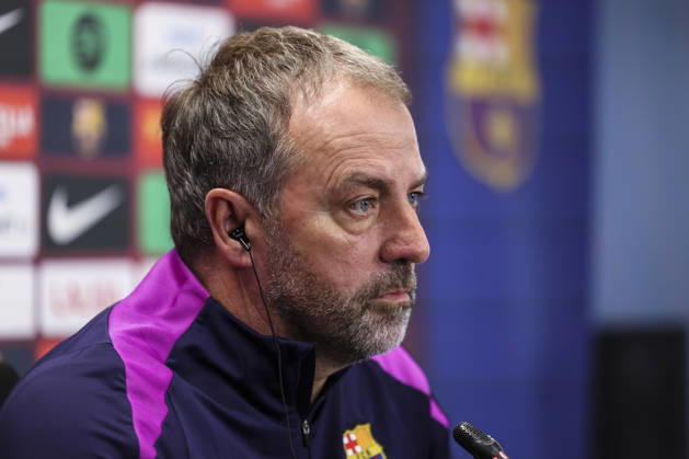 December 20, 2025, Sant Joan Despi, Barcelona, SPAIN: Hansi Flick, head coach of FC Barcelona, Barca attends his press conference, PK, Pressekonferenz during the training day of FC Barcelona ahead the Spanish League, La Liga EA Sports, football match against Villarreal CF at Ciudad Esportiva Joan Gamper on December 20, 2025 in Sant Joan Despi, Barcelona, Spain. Sant Joan Despi SPAIN - ZUMAa181 20251220_zaa_a181_003 Copyright: xJavierxBorregox